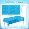 3-Pack Ocean Waves Tablecloths 54x108in – Plastic Beach & Pool Party Table Cover
